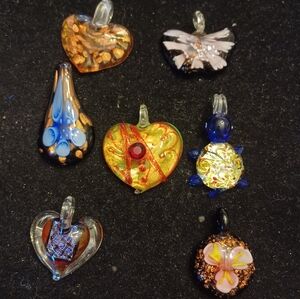 Glass pendants